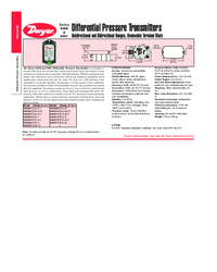 Thumbnail of document Data Sheet - 648B / 648C Differential Pressure Transmitter